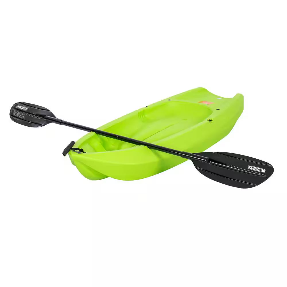Green Youth Wave Kayak with Paddles