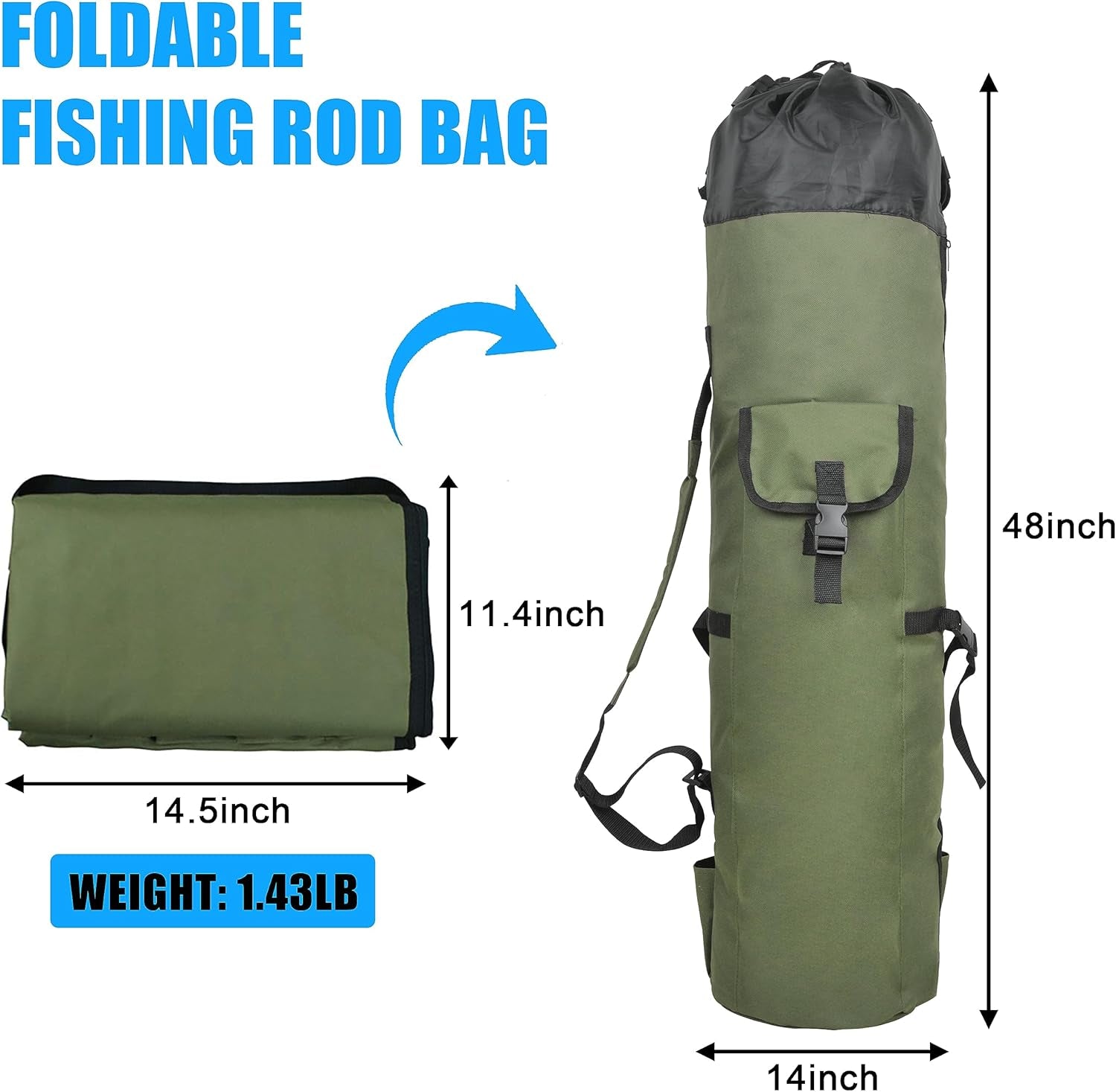 Fishing Rod Bag Pole Case